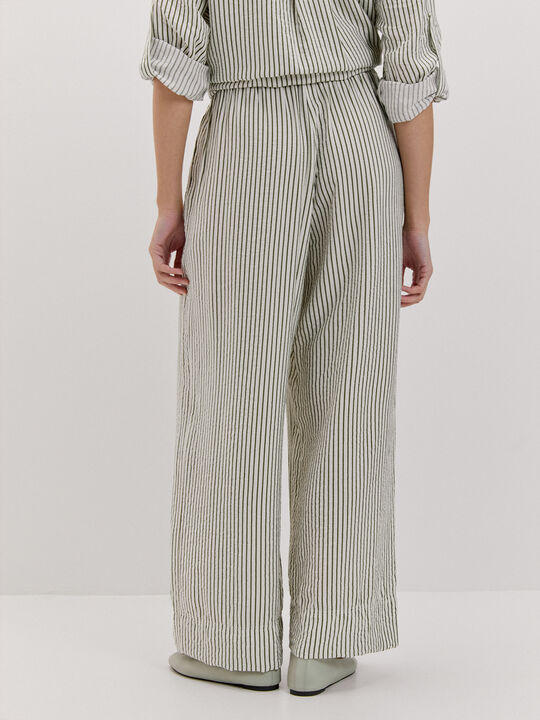 PANTAL&Oacute;N CINTURILLA EL&Aacute;STICA Frambuesa image number null