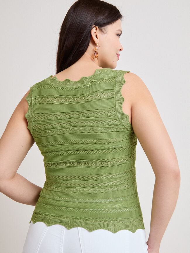 TOP DIBUJO CENEFA Verde