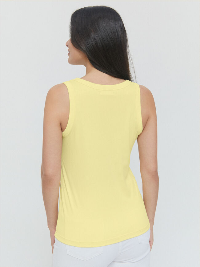 TOP CANALÉ Amarillo Pastel
