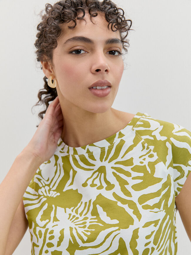 TOP MANGA CORTA Estampado 1