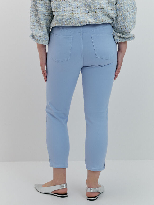 VAQUERO PITILLO CROP Azul Chambray