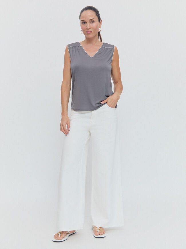 CAMISETA BRILLO Gris