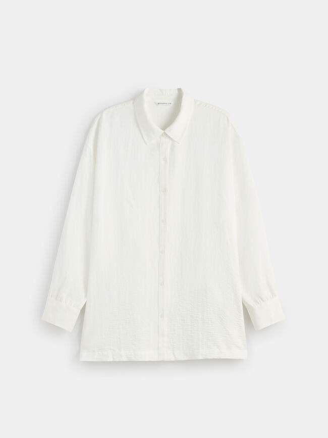 Camisa fluida Blanco Optico