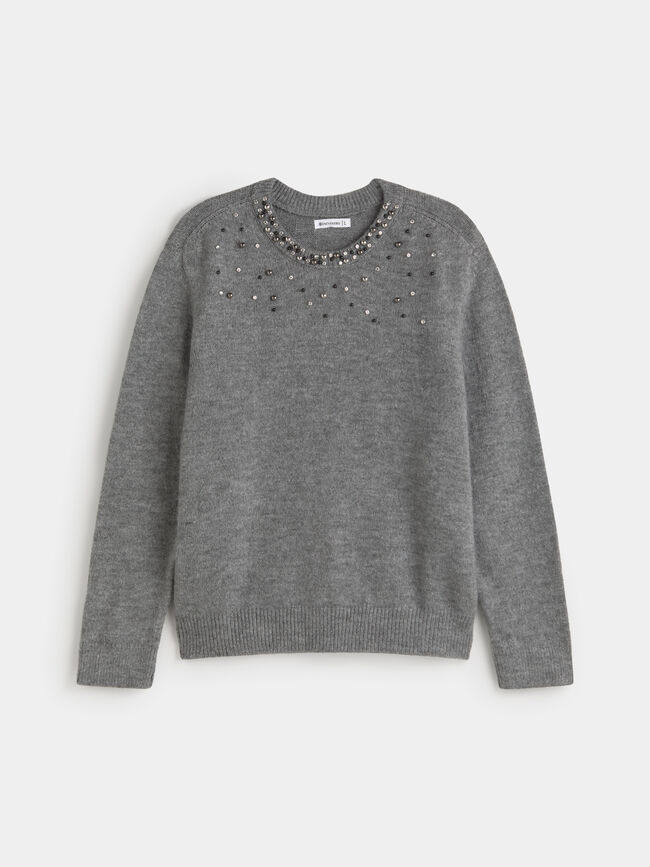 JERSEY BRILLOS Gris Oscuro