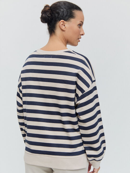 SUDADERA ABERTURAS Rayas 1 image number null