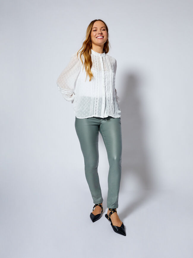 Blusa plumetti Blanco Optico