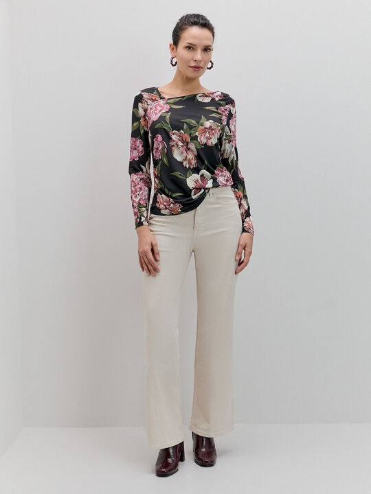 CAMISETA ITY FRUNCIDOS Estampado 1 image number null