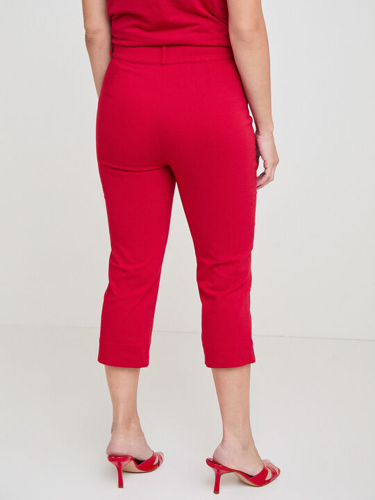 PANTAL&Oacute;N CAPRI Rojo image number null