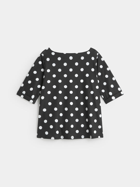 CAMISETA CANALE TOPOS Negro image number null