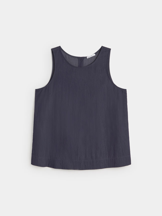 TOP DENIM Azul Marino