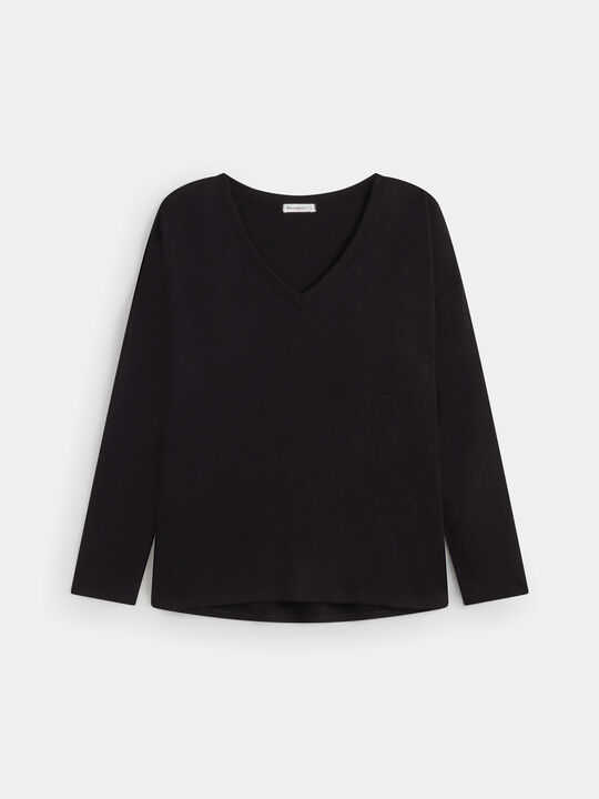 CAMISETA LANOSA Negro image number null