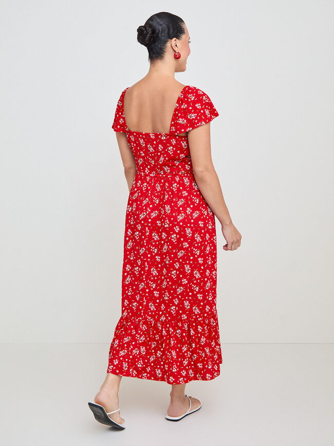 VESTIDO ESTAMPADO FLORAL Estampado 1