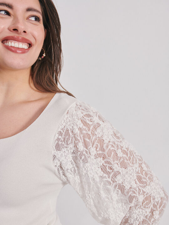 jersey bi-materia Blanco Optico image number null