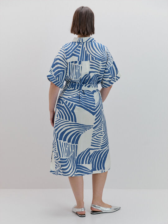 VESTIDO CAMISERO Azulon image number null