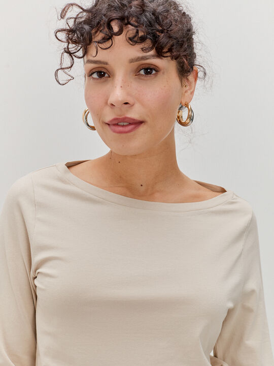 CAMISETA MANGA LARGA PIEDRA OSCURO image number null