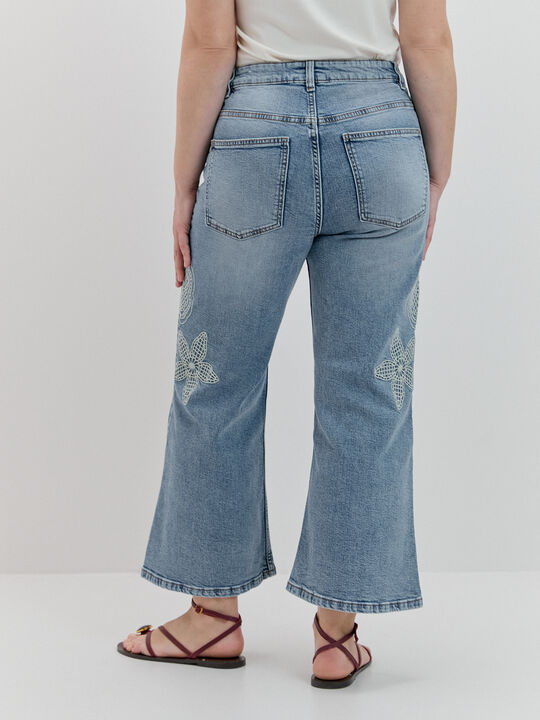 VAQUERO BORDADO Mid Blue Wash image number null