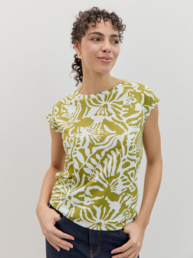 TOP MANGA CORTA Estampado 1