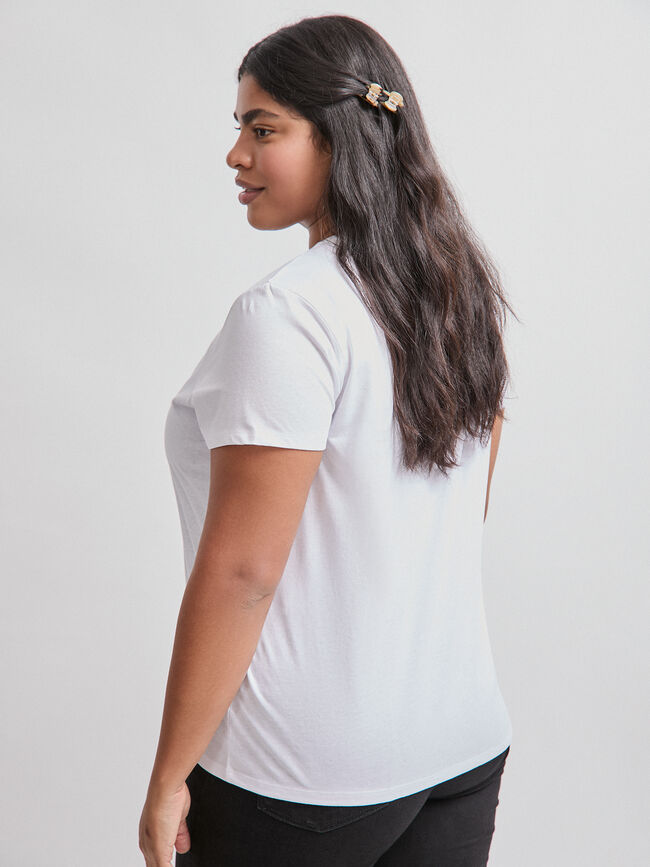 CAMISETA POSICIONAL ZAPATOS Blanco Optico