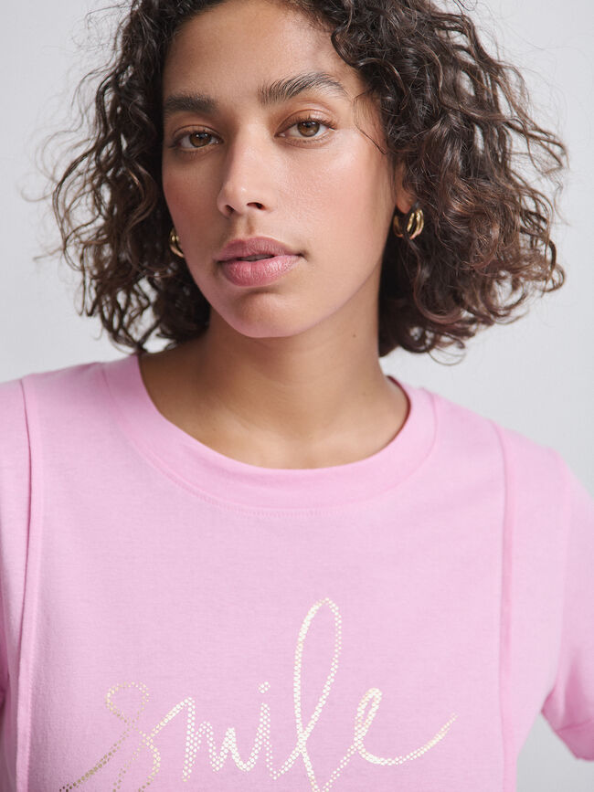 CAMISETA POSICIONAL SMILE Rosa