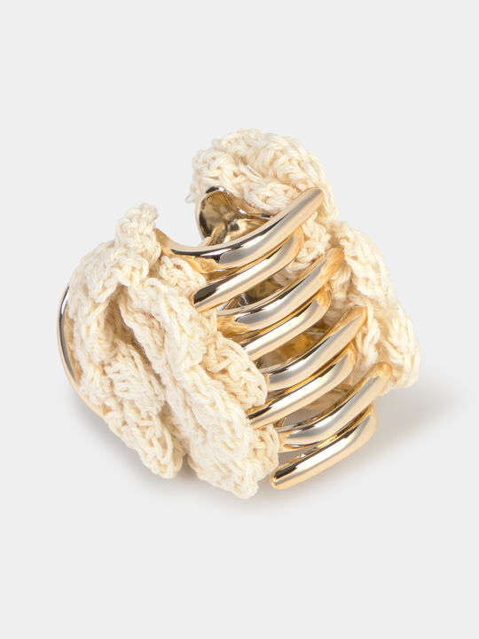 PINZA FLOR CROCHET Crudo image number null