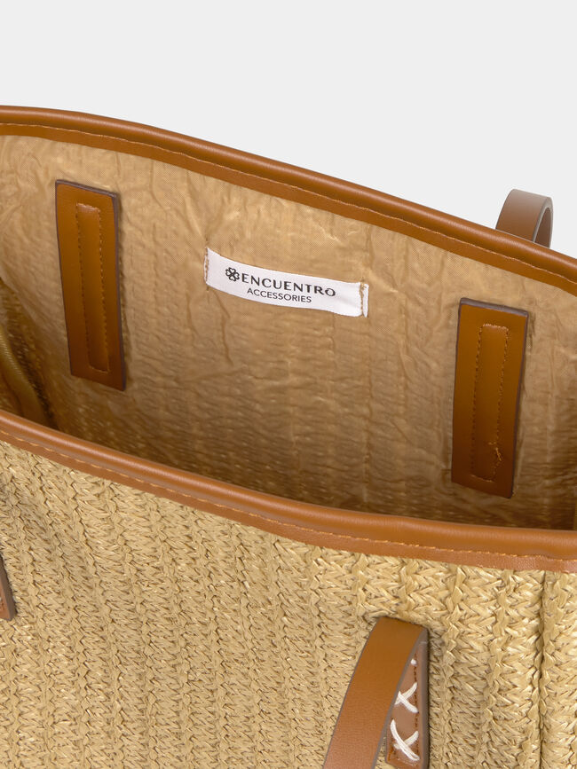 BOLSO CAPAZO LLAVERO Marron