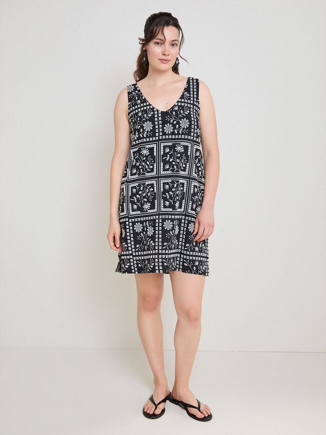 vestido corto Negro