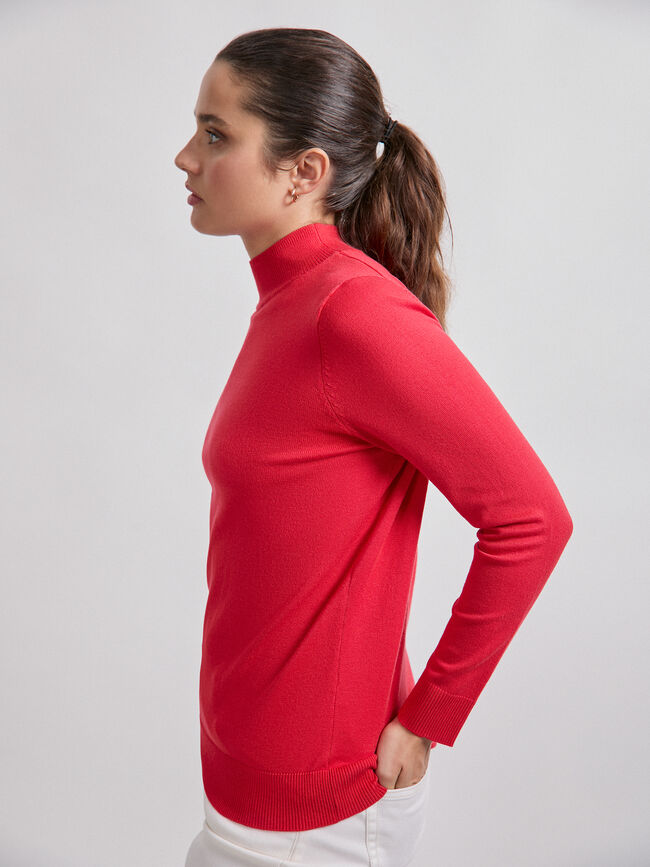 JERSEY CUELLO PERKINS Rojo