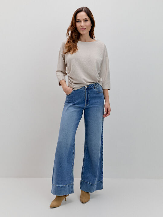 JERSEY TEXTURA Beige image number null