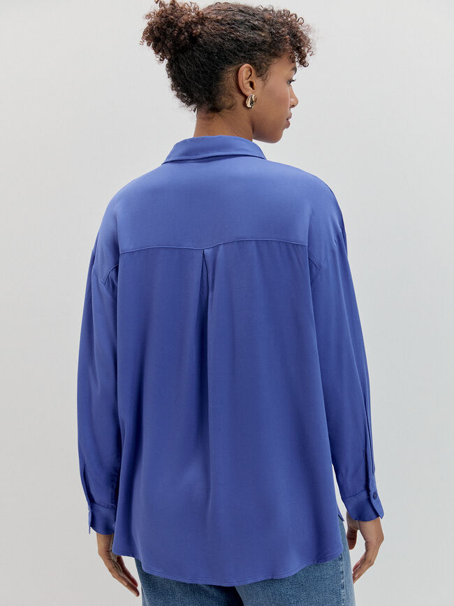 CAMISA MANGA LARGA Azulon