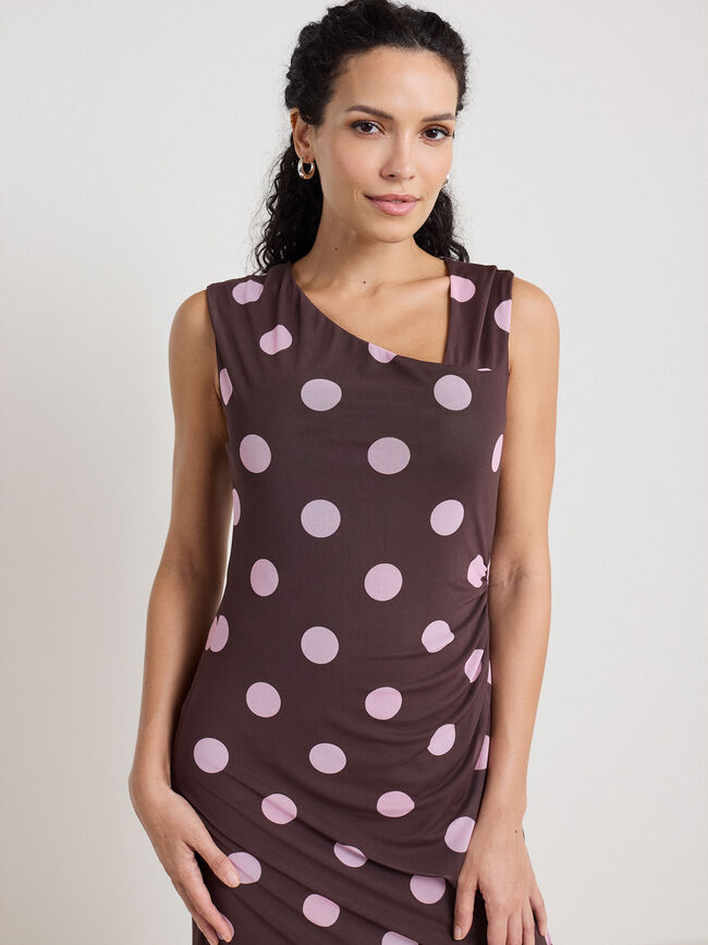 VESTIDO TUL TOPO GRANDE Estampado 1