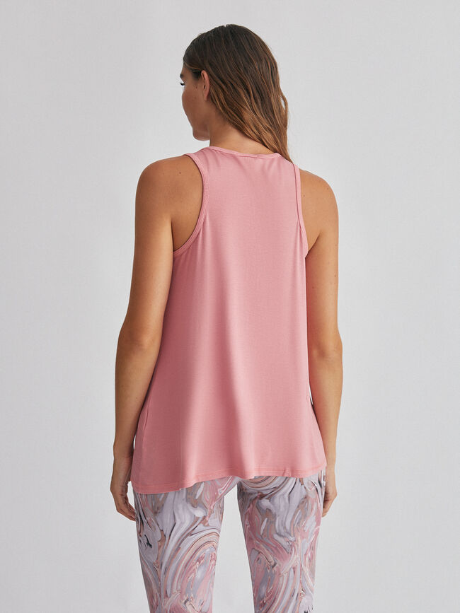 top deportivo rosa palido