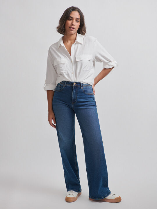 VAQUERO WIDE LEG Dark blue image number null