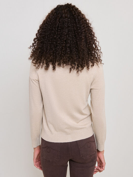 CARDIGAN BASICO Beige image number null