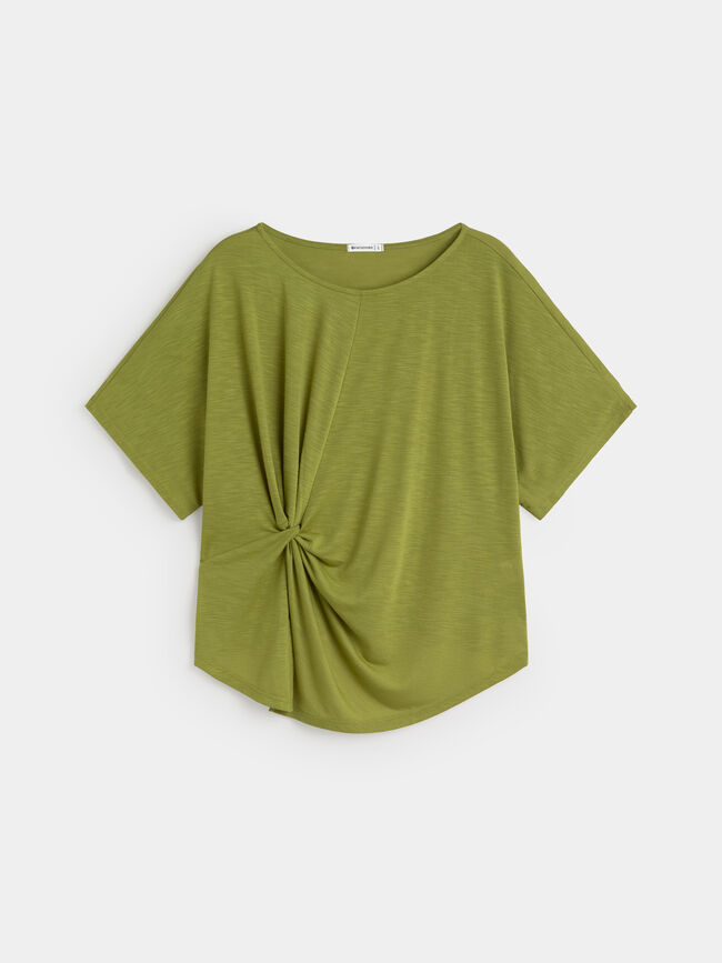 CAMISETA FLAM&Eacute; NUDO ABERTURA Verde