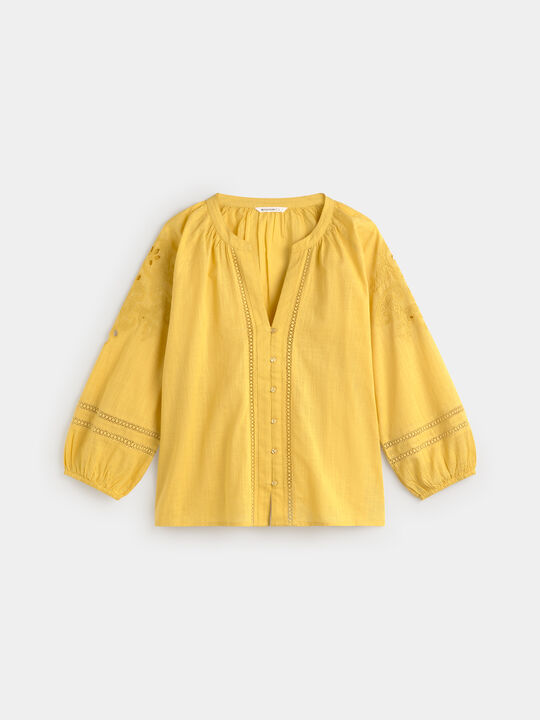 BLUSA DETALLE BORDADOS amarillo sun image number null