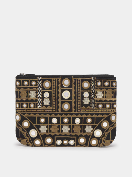 BOLSO MANO ESPEJOS Negro image number null