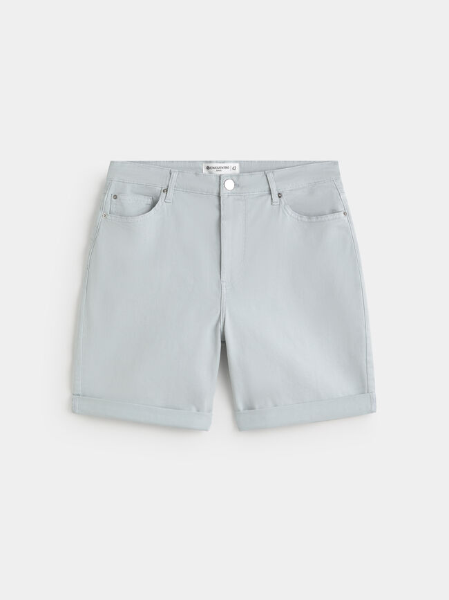 BERMUDA VAQUERA B&Aacute;SICA Azul Bebe