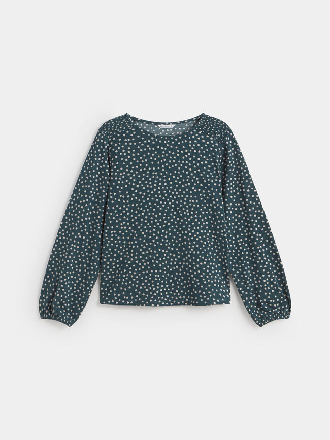 CAMISETA FRUNCE HOMBRO Estampado 1