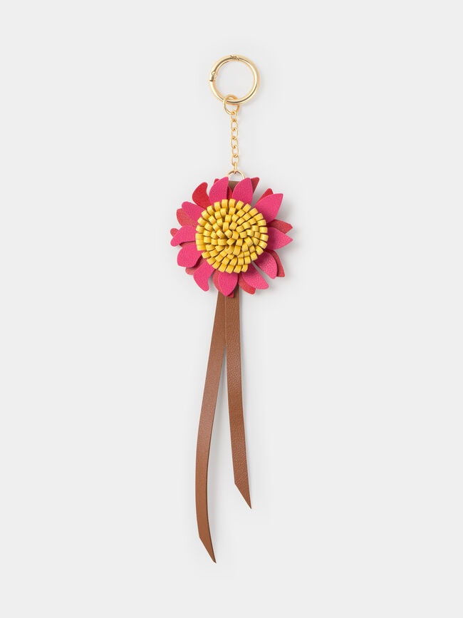 LLAVERO POLIPIEL FLORES Multicolor