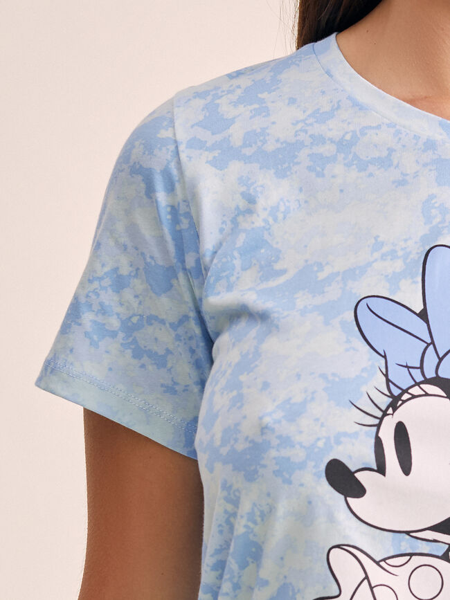 camiseta tie dye minnie 100% algodón Estampado 3