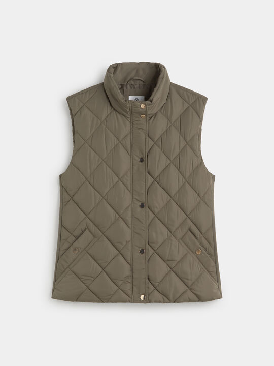 CHALECO BÁSICO kaki oscuro image number null