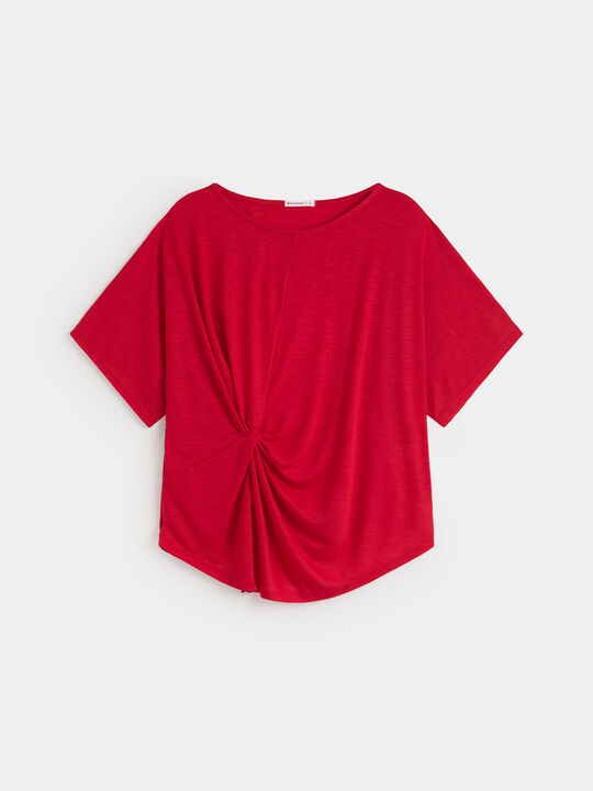 CAMISETA FLAM&Eacute; NUDO ABERTURA Rojo image number null