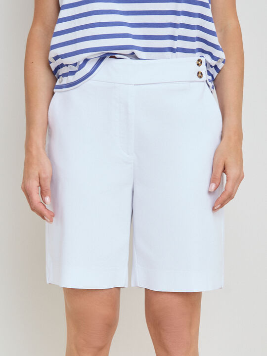 SHORT DETALLE CINTURILLA Blanco Optico image number null