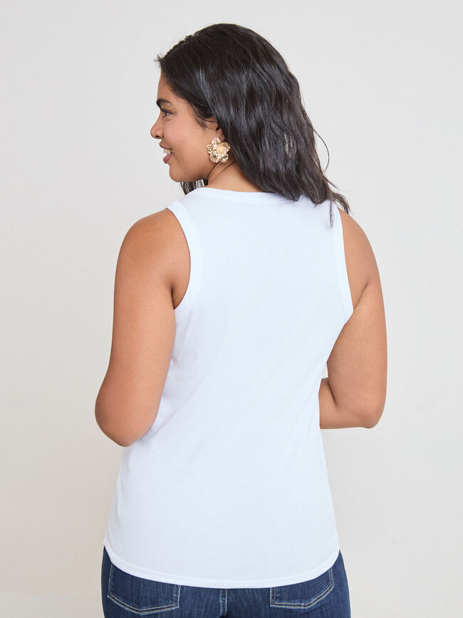 CAMISETA FLORES HIBISCUS Blanco Optico