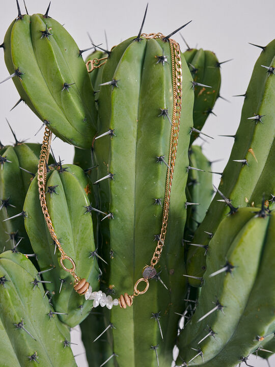 COLLAR PIEDRAS PASTEL Multicolor image number null