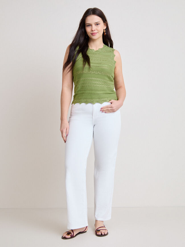 TOP DIBUJO CENEFA Verde