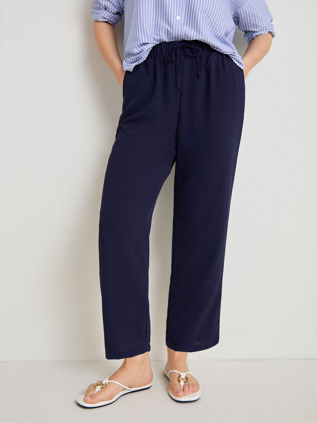PANTAL&Oacute;N JOGGER Azul Marino