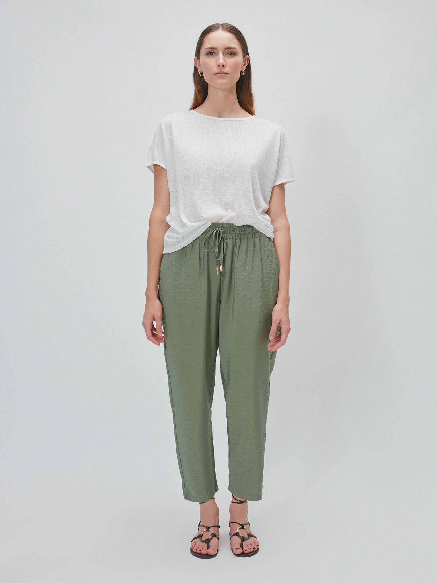 Pantalones fluidos en tallas grandes Encuentro Moda