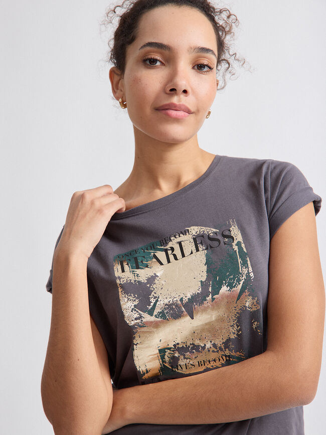 CAMISETA POSICIONAL ARTE Gris Oscuro