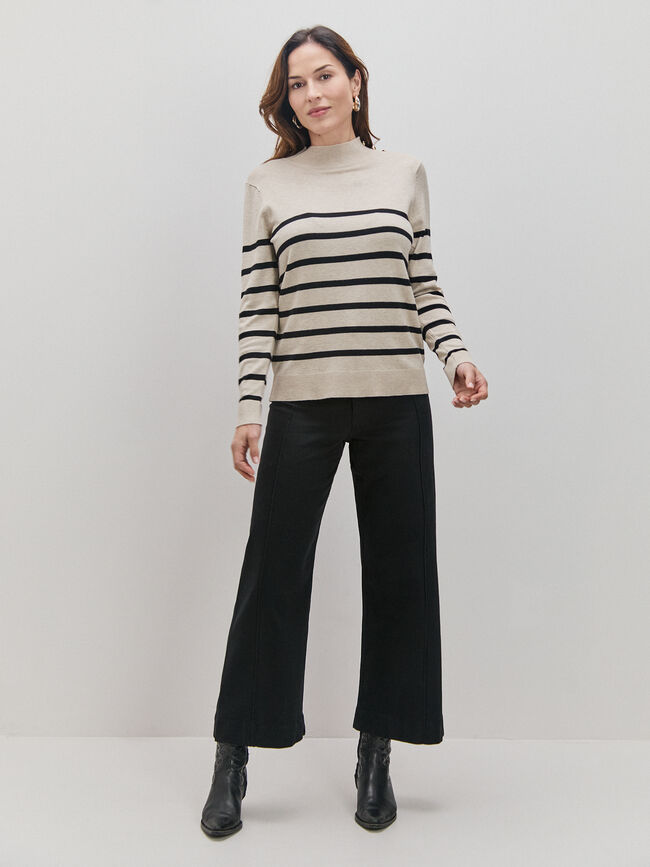 JERSEY PERKINS BOTONES Beige Tostado